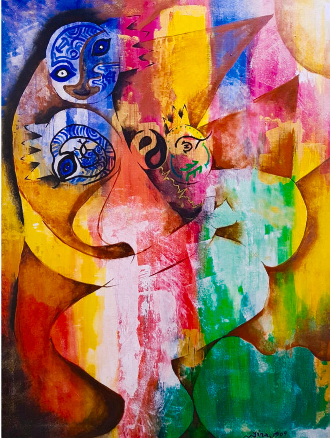 We Came To Be | Acrylics on Canvas | 2019