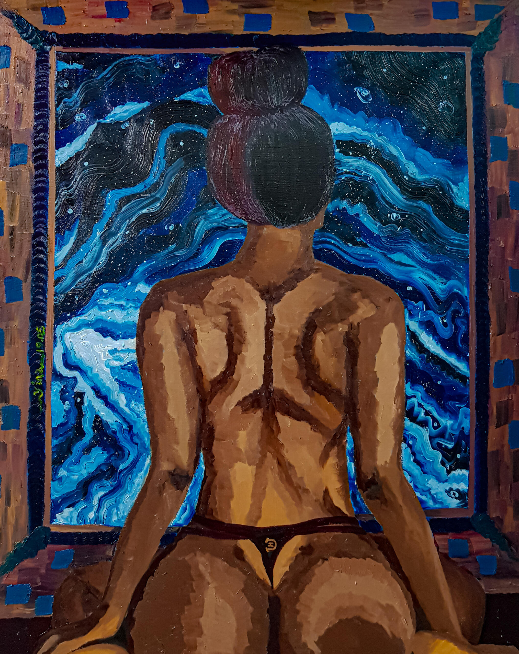 I See Art (Pre-Finish) | Oil on Canvas | 2019