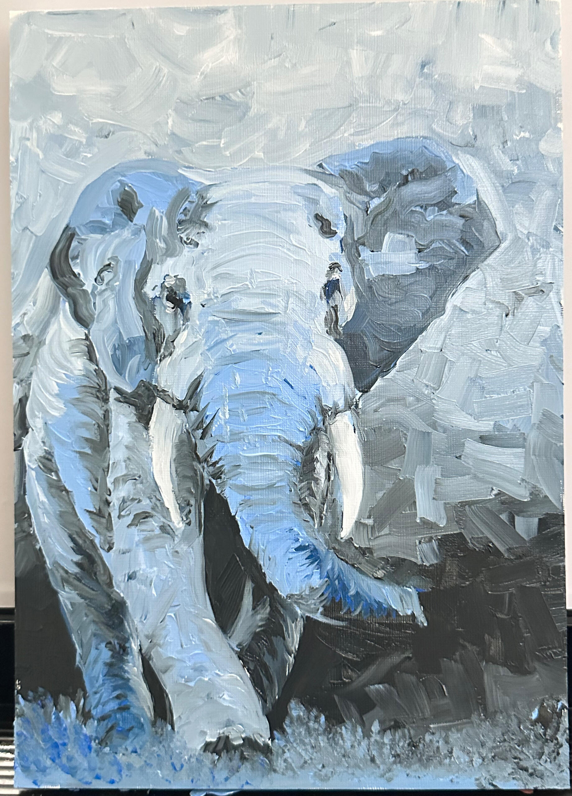 Untitled | Acrylics on Canvas Paper | 2023